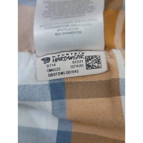 Mens' Mountain Hardware Short Sleeve Button Front Casual Dress Shirt Size M/M - Picture 6 of 7